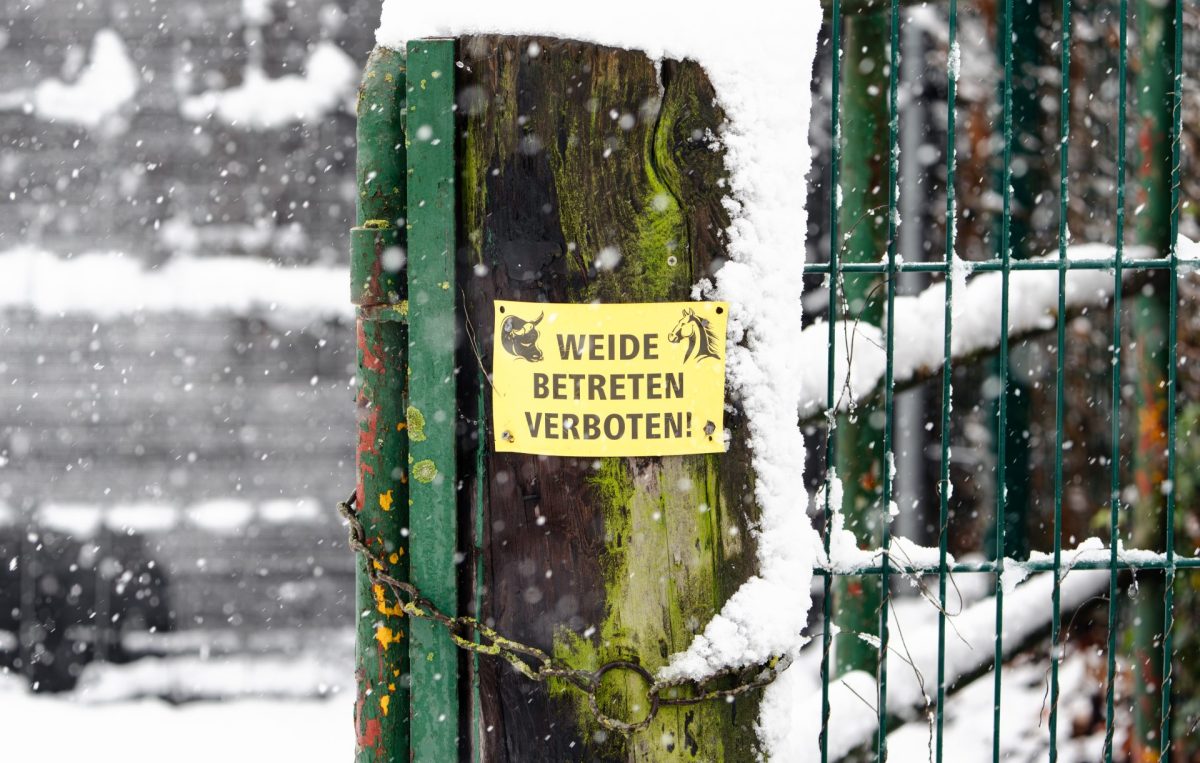 Auf Bauernhöfen gibt es viele Gefahren!